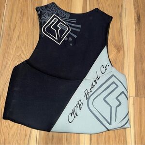 CWB Life Jacket Adult 40 to 44 Full Zip Vest Marine UL Water Floats Y2k Retro